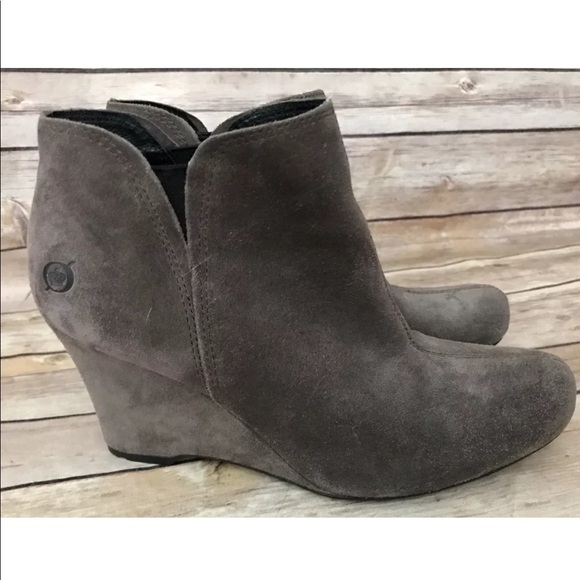 born taupe booties